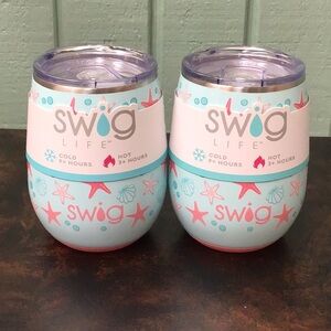 2 NWT 14 oz SWIG Stemless Wine